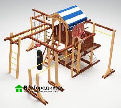Детская игровая площадка Савушка 4 сезона Семейная