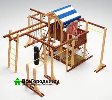 Детская игровая площадка Савушка 4 сезона Семейная