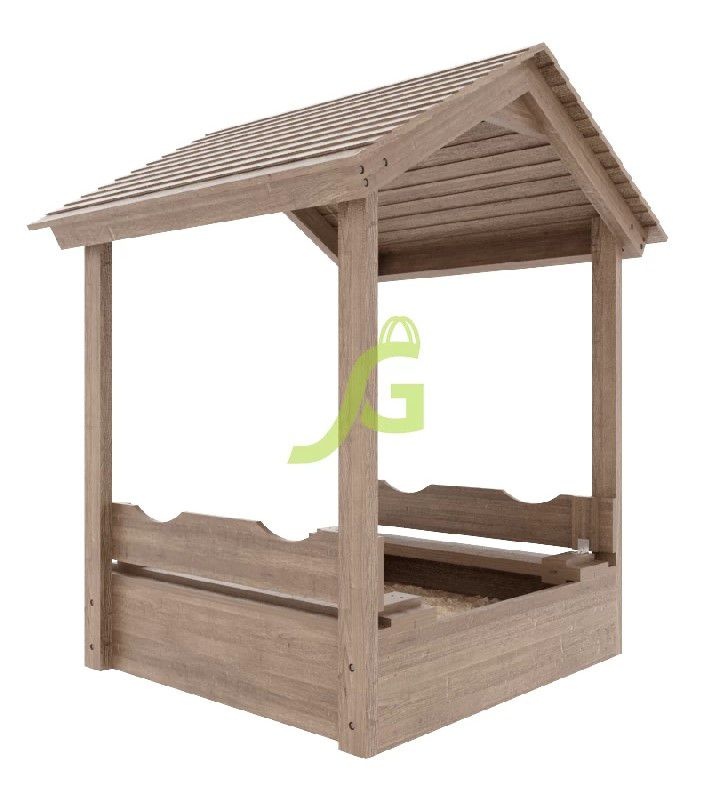 Детская деревянная песочница IgraGrad с крышей