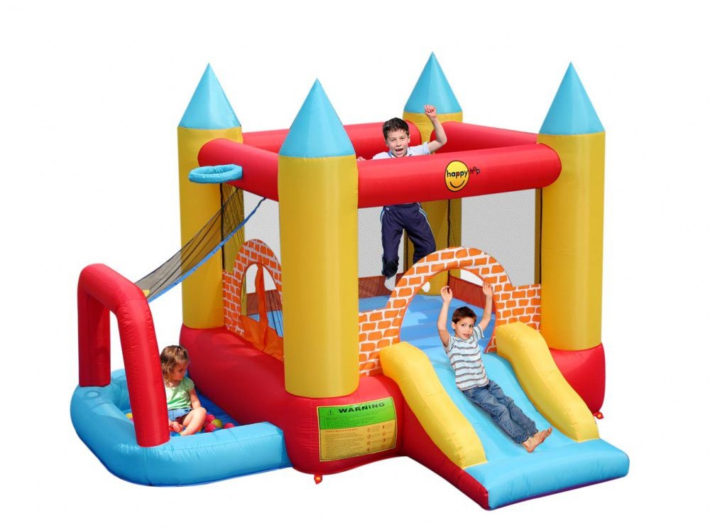 Надувной батут Happy Hop Мини замок 4 в 1