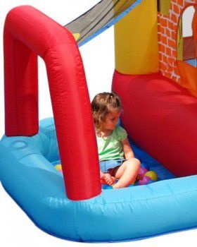 Надувной батут Happy Hop Мини замок 4 в 1