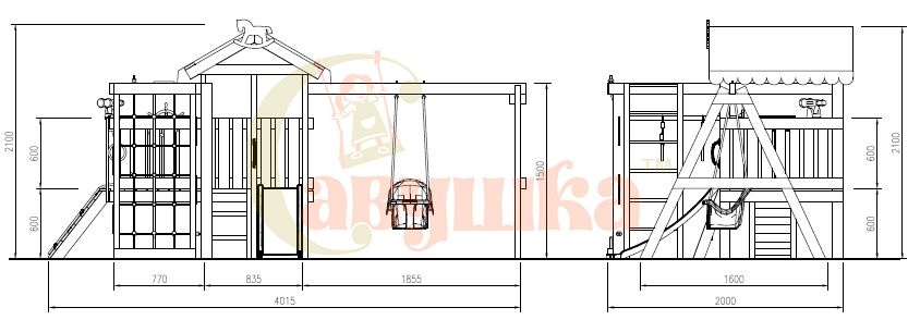 Детская площадка Савушка-Baby - 11 (Play)