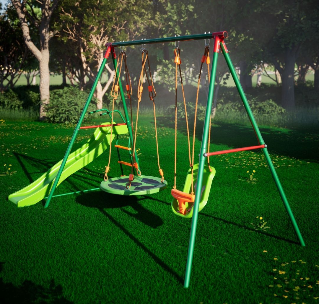 Детский игровой комплекс c горкой DFC RBS-02