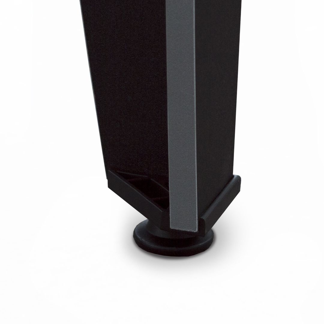 Игровой стол - футбол Hit черно-серебристый