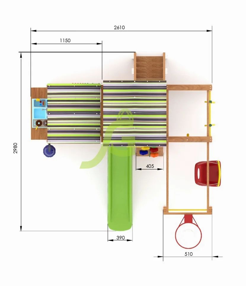 Детская площадка для дачи IgraGrad В4