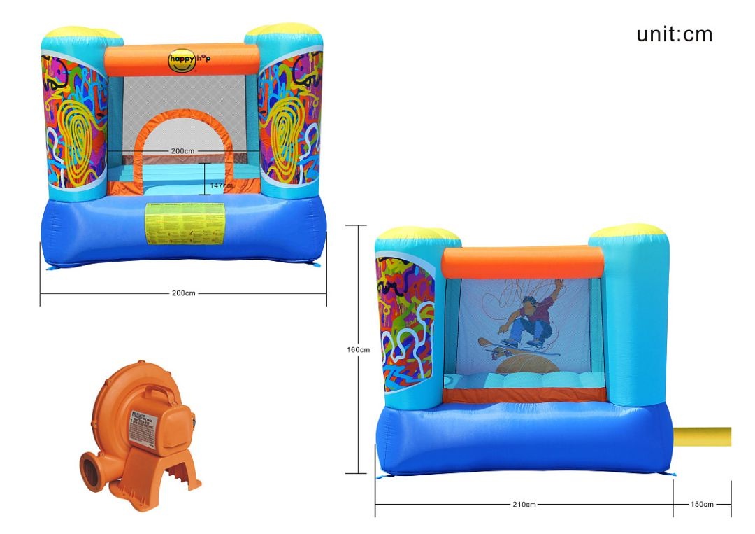 Надувной батут Happy Hop Экстрим