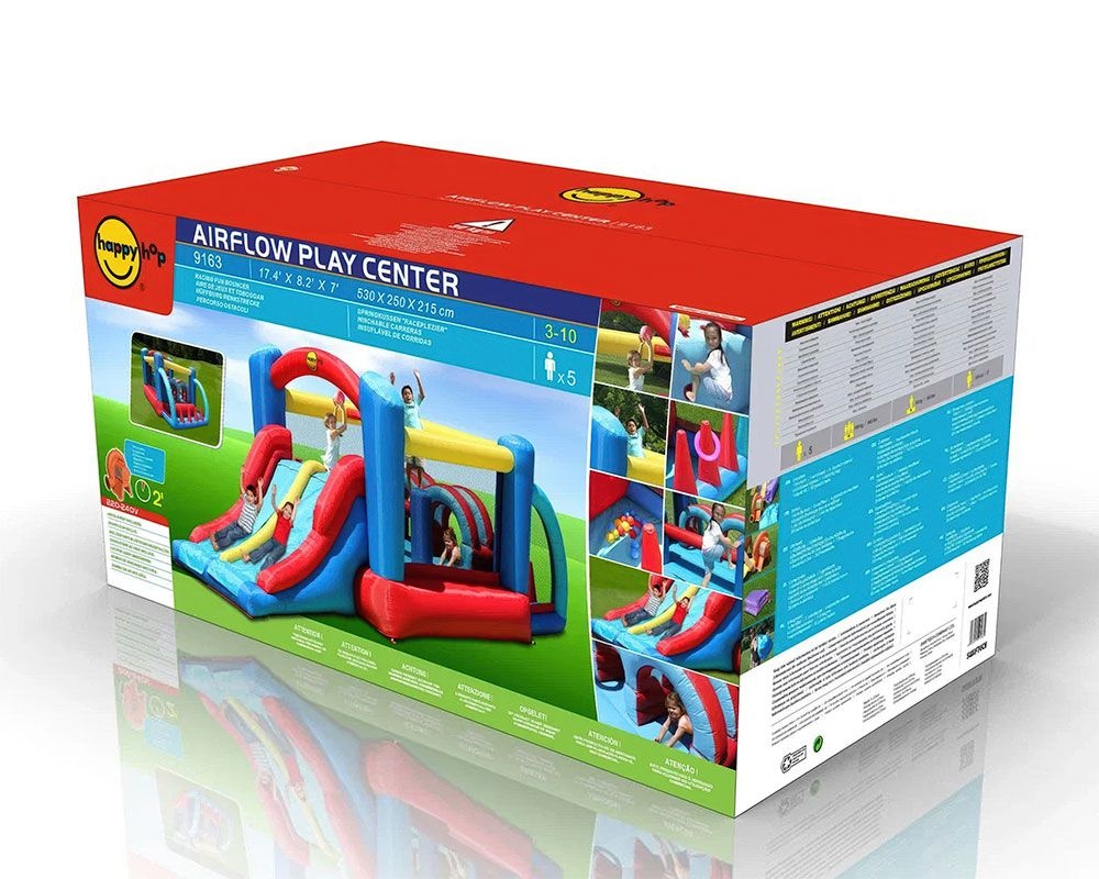 Надувной батут Happy Hop Неожиданные препятствия