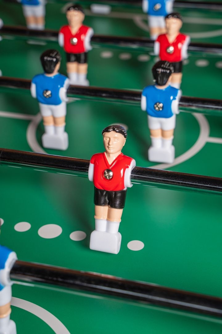 Настольный футбол кикер PlayOff 140х73х88см коричнево-серый