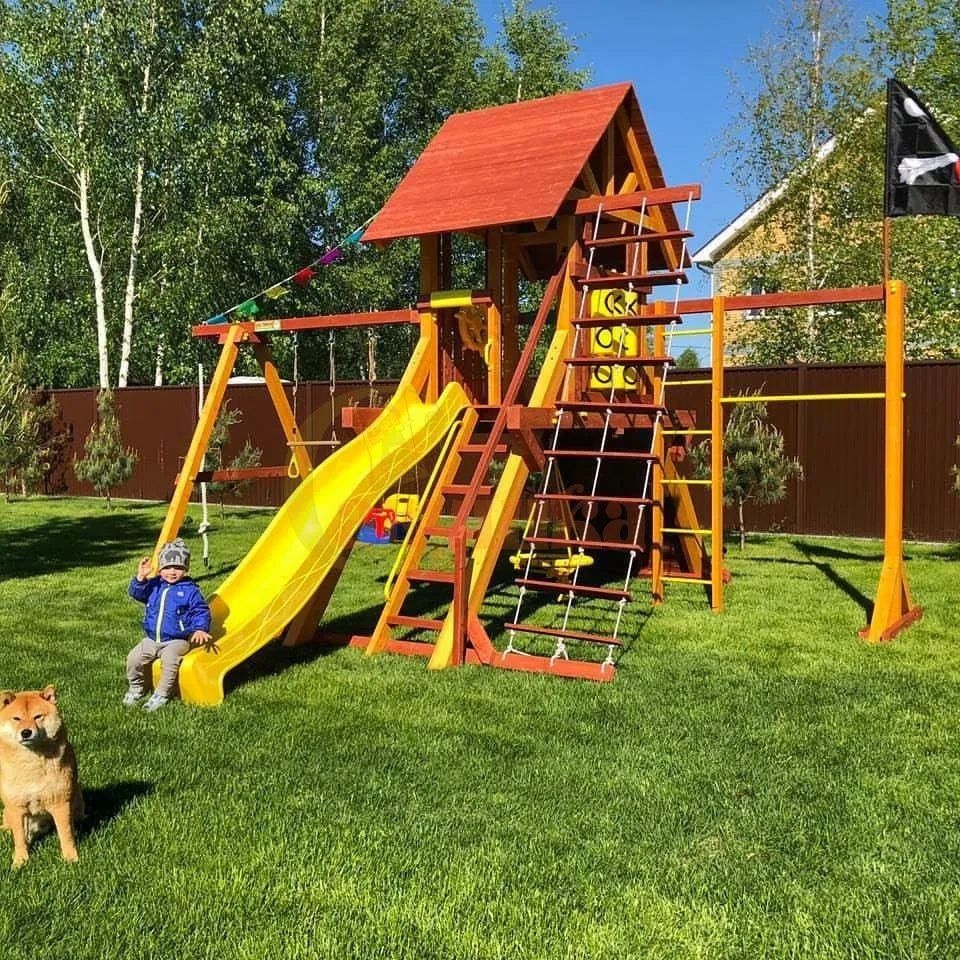 Детская игровая площадка Савушка Lux 3