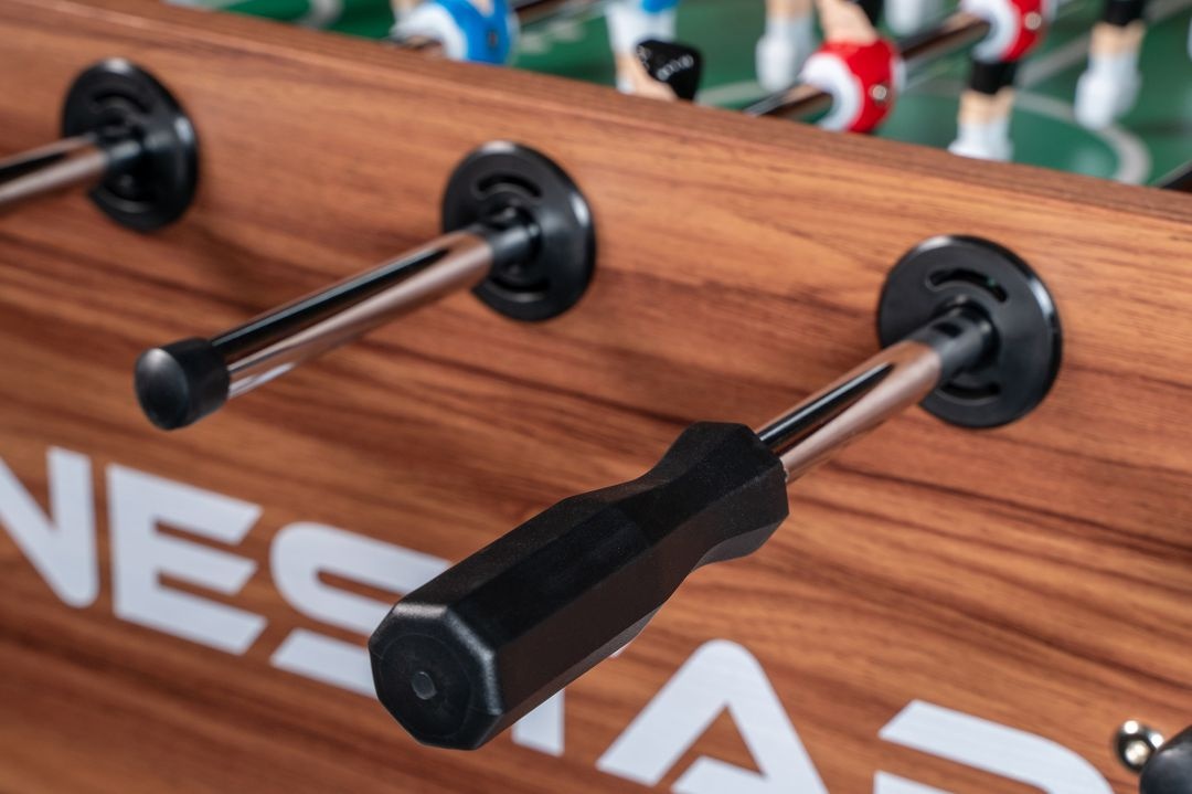 Настольный футбол кикер PlayOff 140х73х88см коричнево-серый