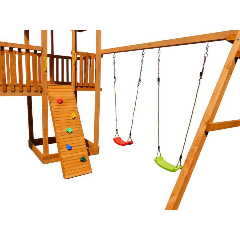 Детская площадка Можга Спортивный городок 7 крыша тентс качелями