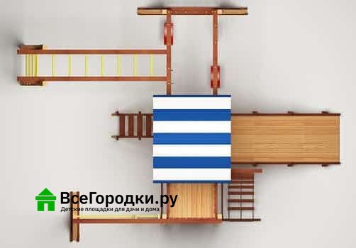 Детская игровая площадка Савушка 4 сезона 7