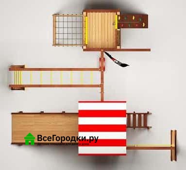 Детская игровая площадка Савушка 4 сезона 8