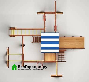 Детская игровая площадка Савушка 4 сезона Семейная