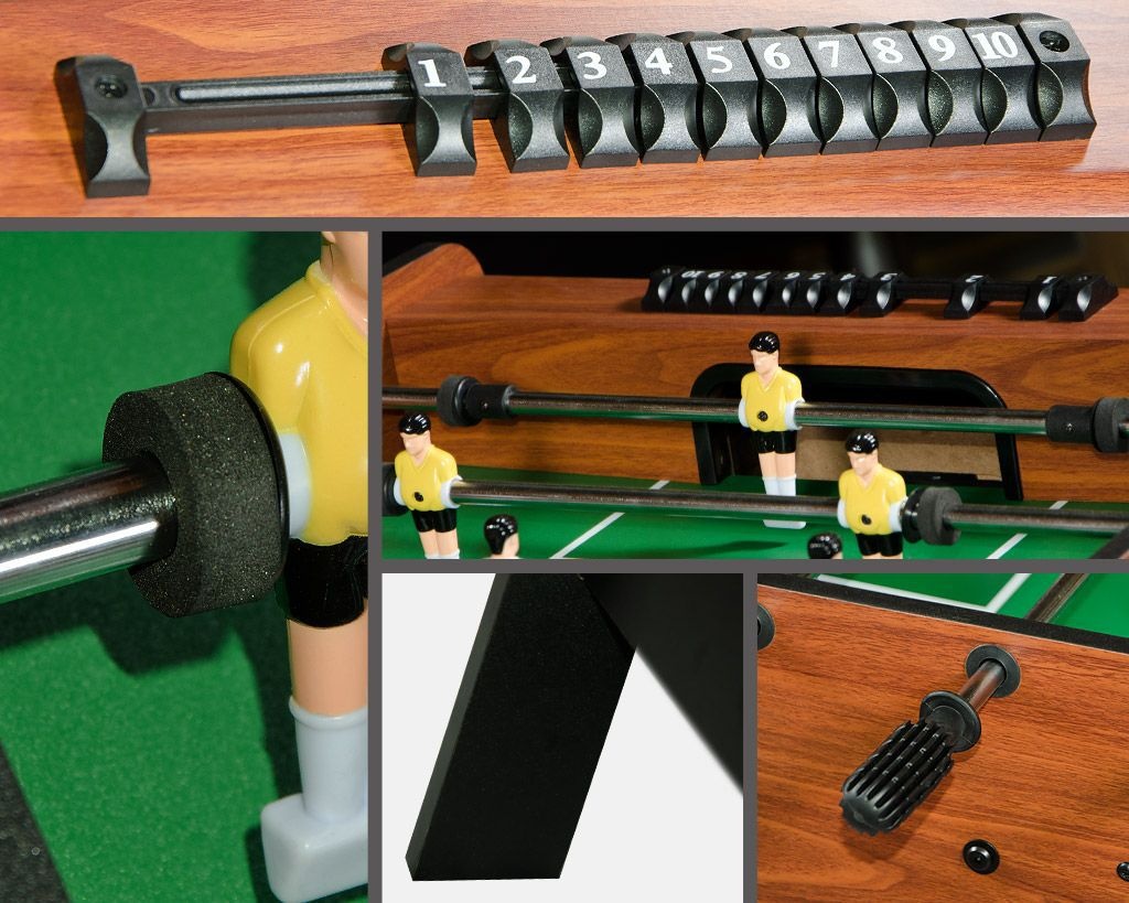 Игровой стол - футбол Stuttgart коричневый