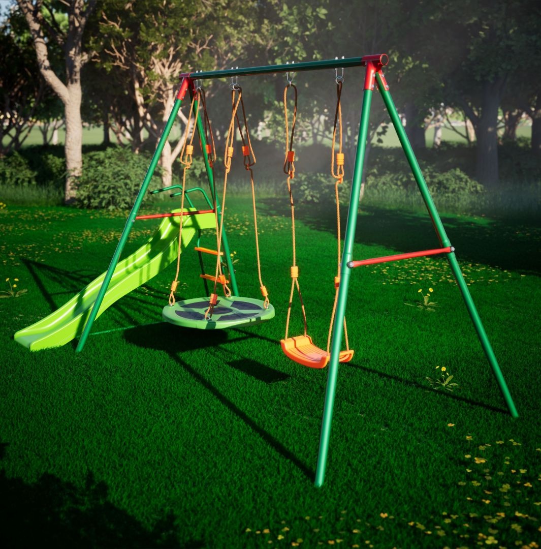 Детский игровой комплекс c горкой DFC MSS-02