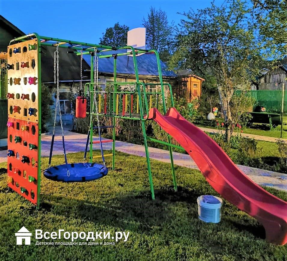 Детский игровой комплекс Формула здоровья Street 3 оранжевый радуга