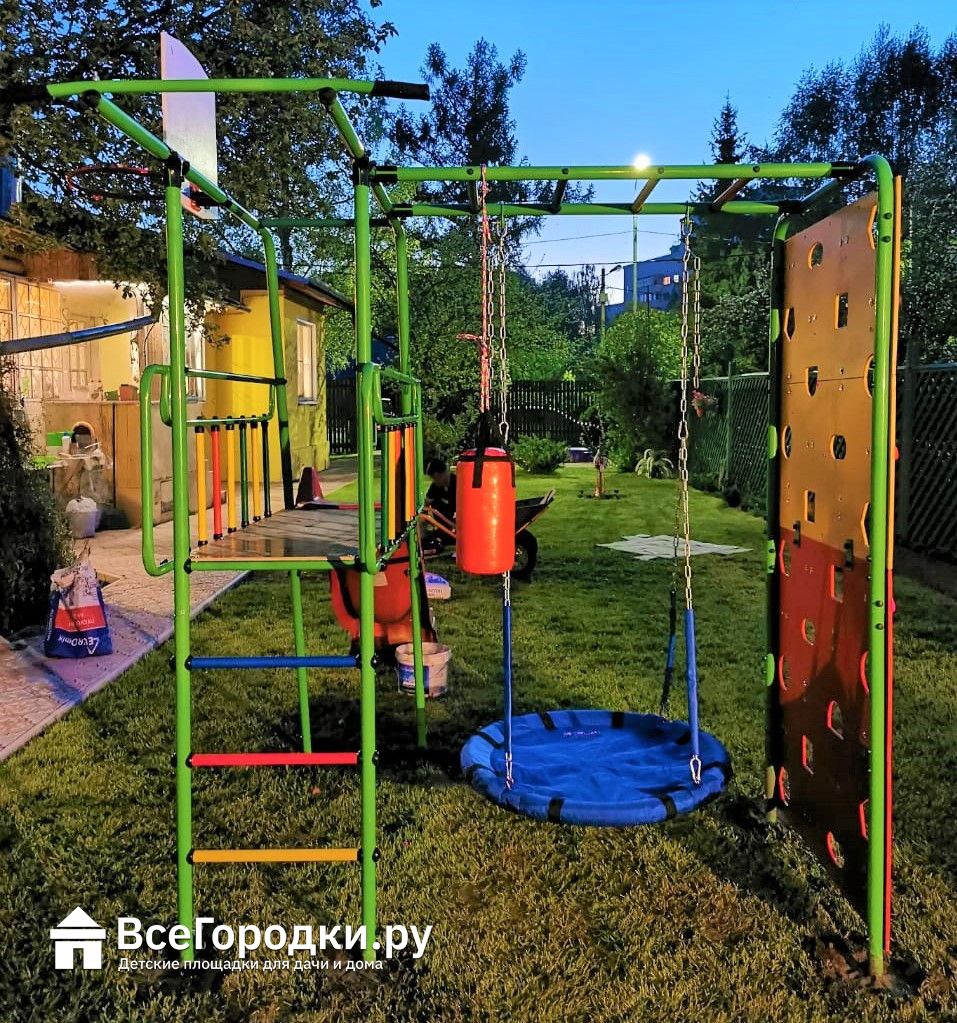 Детский игровой комплекс Формула здоровья Street 3 оранжевый радуга