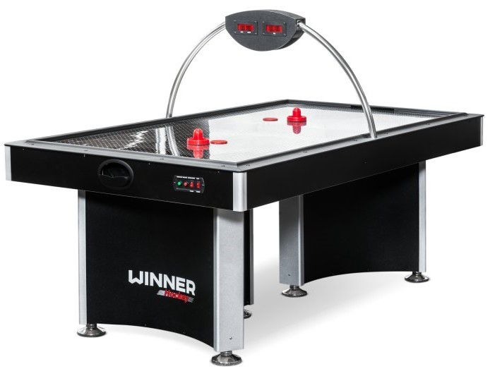 Игровой стол аэрохоккей BLACK DIAMOND PRO 7 ф