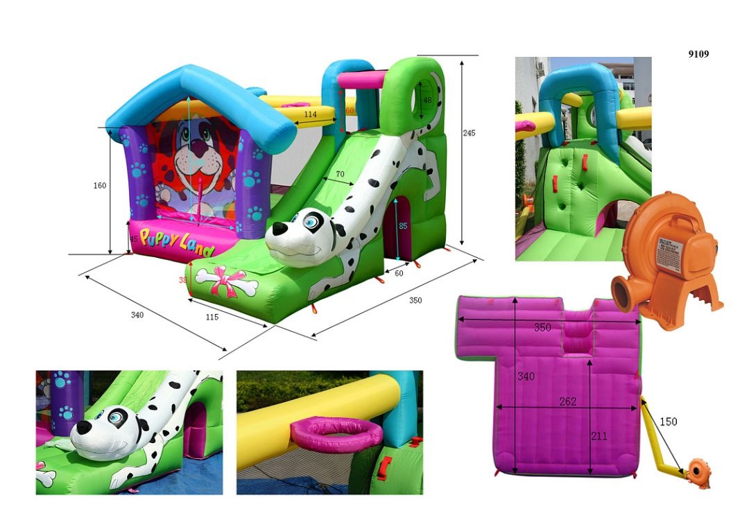 Надувной батут Happy Hop Далматинец