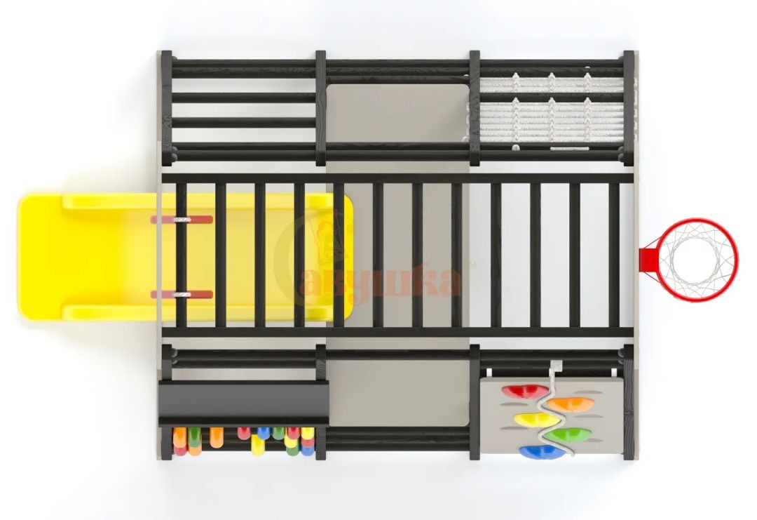 Детский комплекс Савушка  Непоседа 3 nero