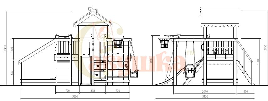 Детская площадка Савушка-Baby - 13 (Play)