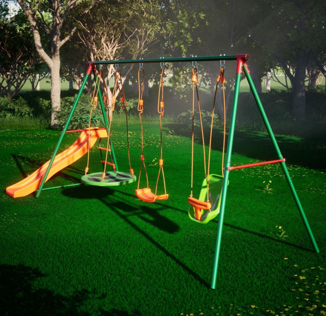 Детский игровой комплекс с горкой DFC SBN-03