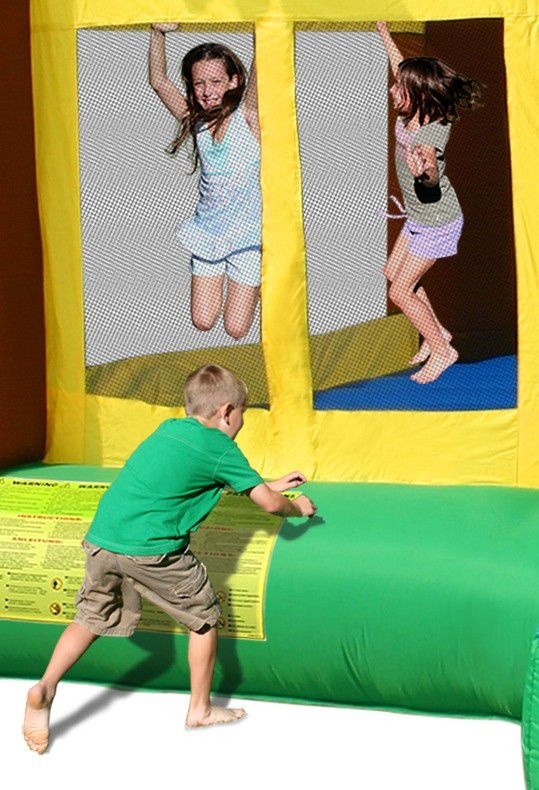 Надувной батут  Happy Hop Мега Джунгли