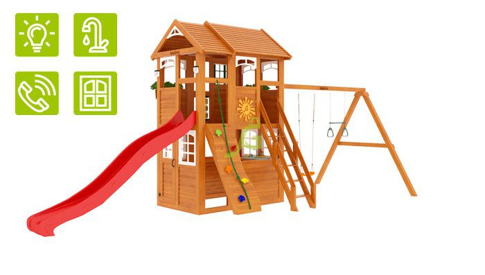 Детская игровая площадка Igragrad Клубный домик 2 Luxe