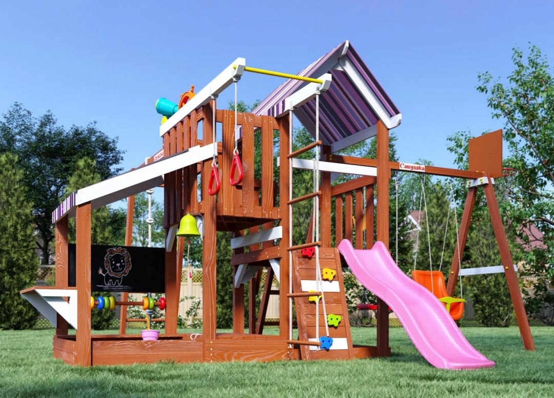 Детская площадка Савушка TooSun (Тусун) 9 (розовый)