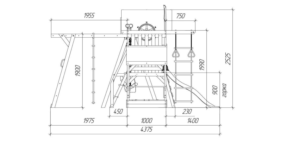 Детская площадка Савушка TooSun (Тусун) 9 (розовый)