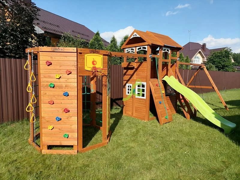 Детская игровая площадка Igragrad Клубный домик 2 с WorkOut Luxe