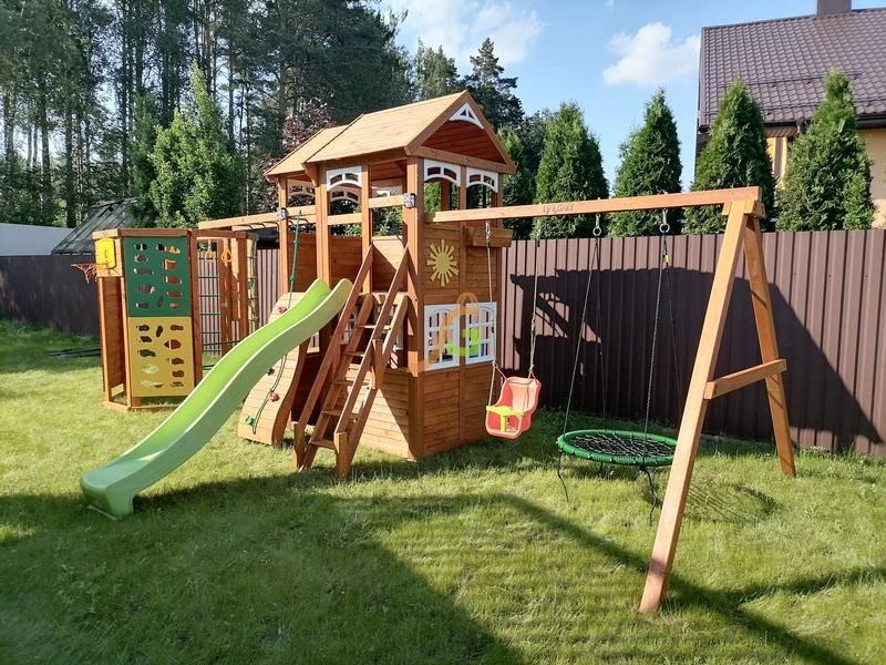 Детская игровая площадка Igragrad Клубный домик 2 с WorkOut Luxe