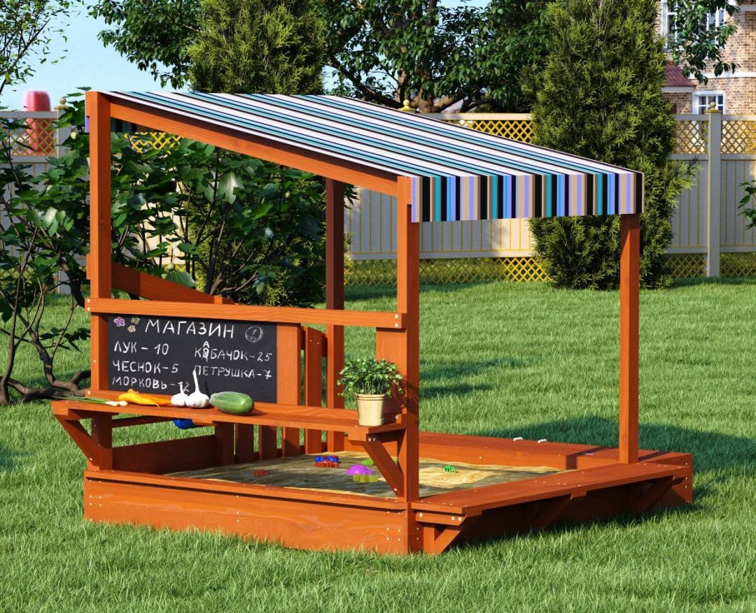 Детская песочница Песочный дворик Савушка-2