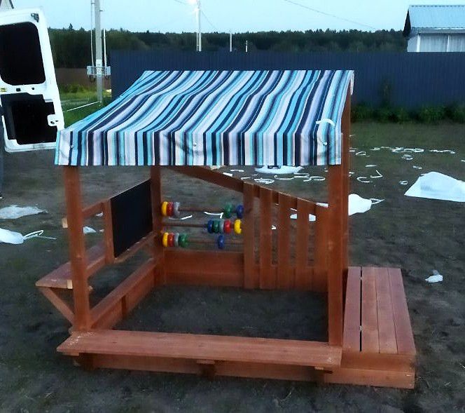 Детская песочница Песочный дворик Савушка-2