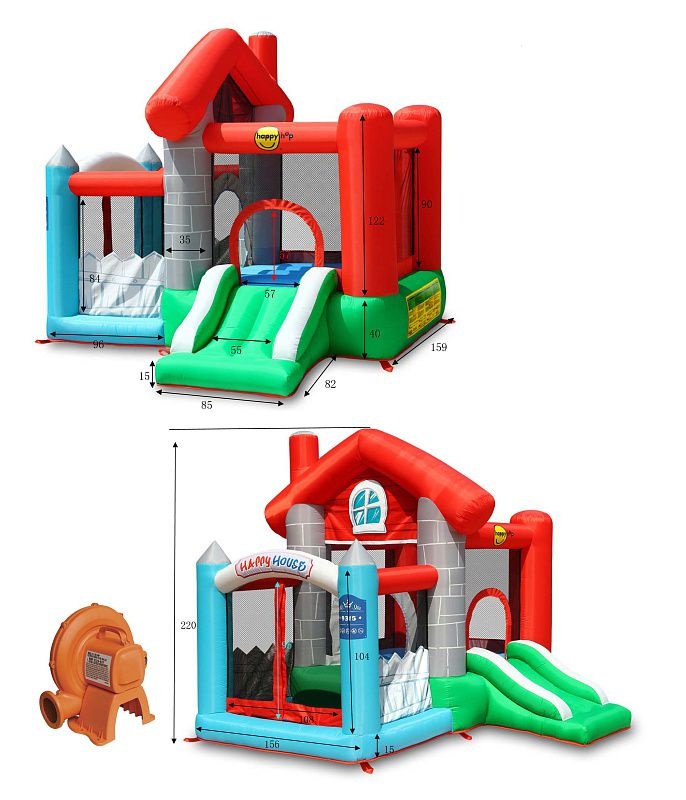 Надувной батут Happy Hop Счастливый дом