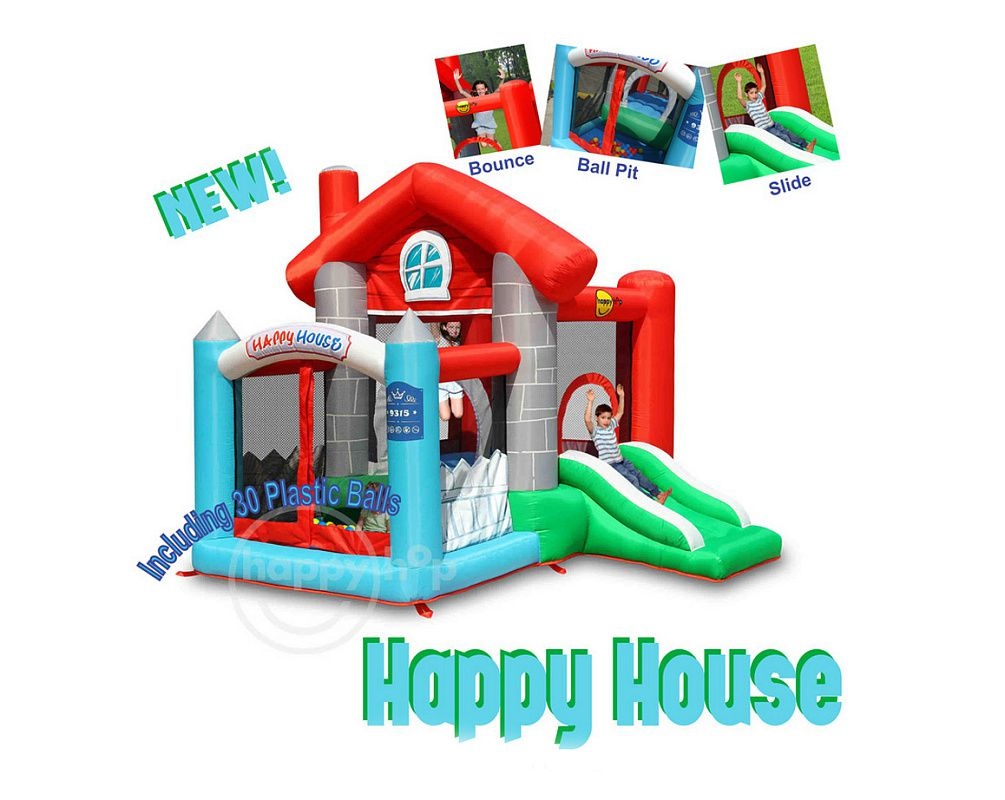 Надувной батут Happy Hop Счастливый дом