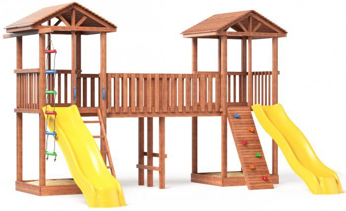 Детская площадка Можга Спортивный городок 6 с узким скалодромом