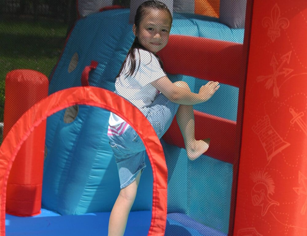 Надувной батут Happy Hop Цитадель 3 в 1