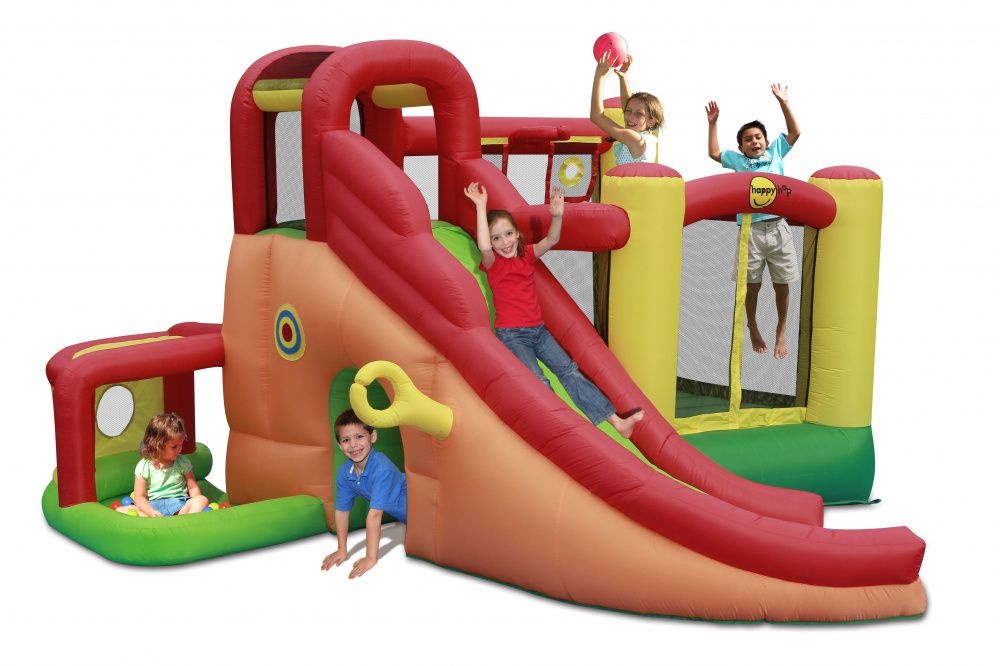 Надувной батут Happy Hop Игровой центр 11 в 1