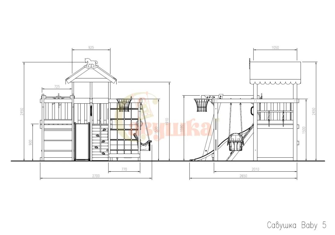 Детская площадка Савушка-Baby - 5 (Play)
