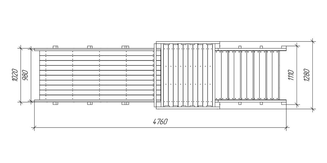 Зимняя деревянная игровая горка Савушка Зима Wood-1
