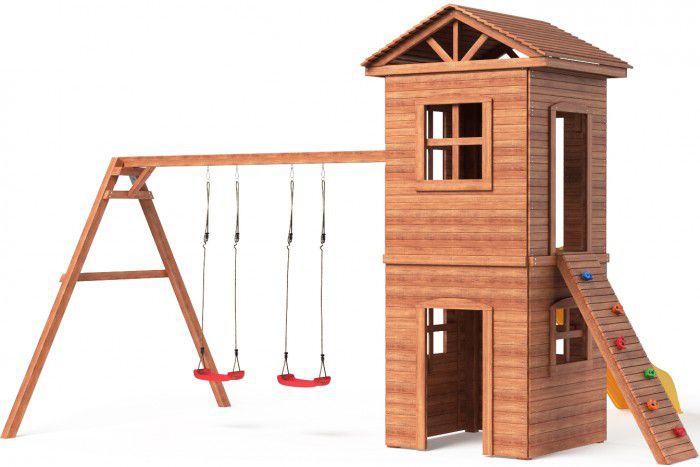 Детская площадка Можга Спортивный городок 8 c узким скалодромом