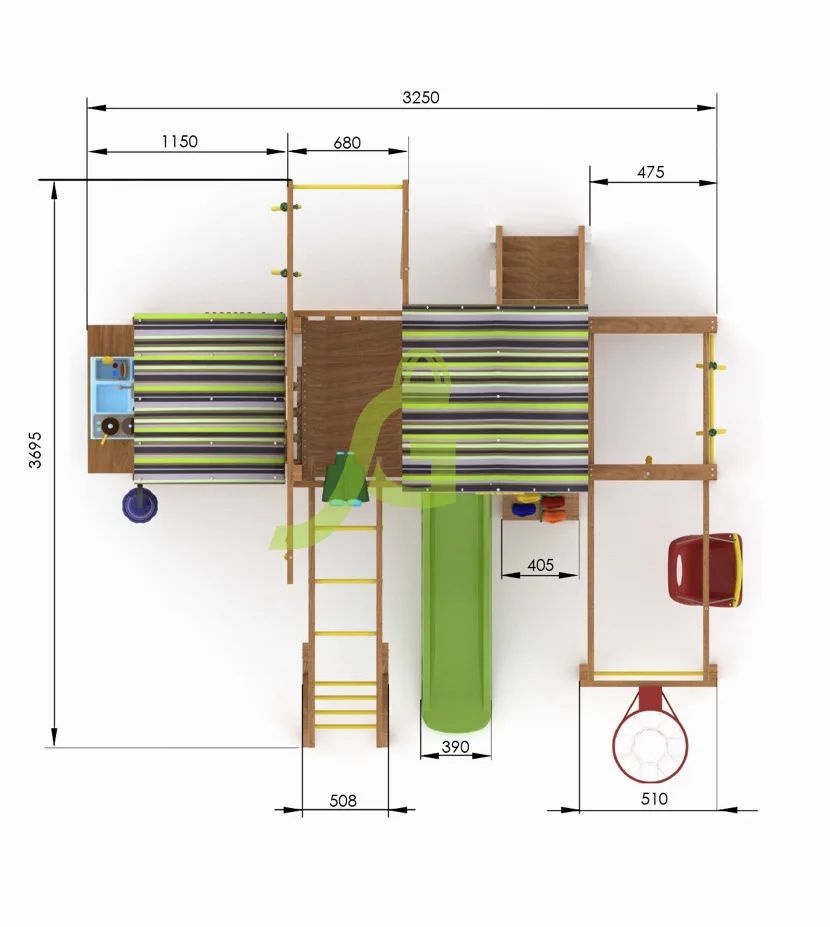 Детская площадка для дачи IgraGrad В3