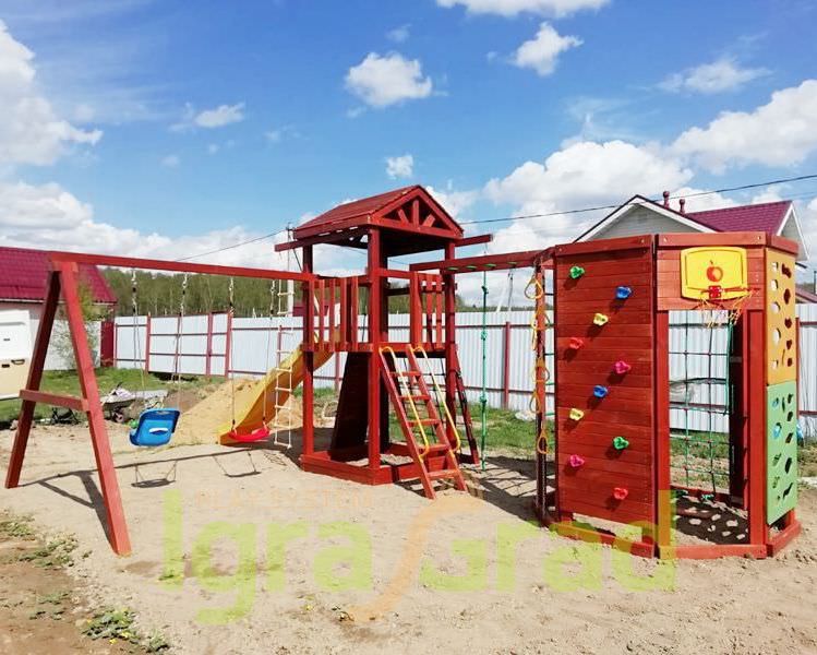 Детская игровая площадка Igragrad Панда Фани Gride с Workout