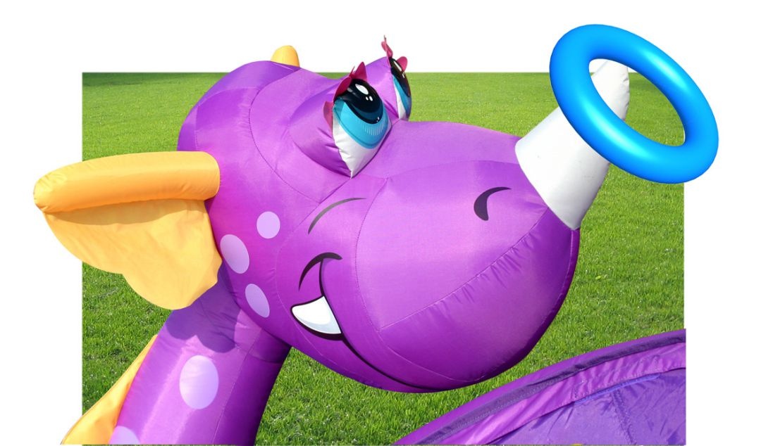 Надувной батут Happy Hop Дракоша