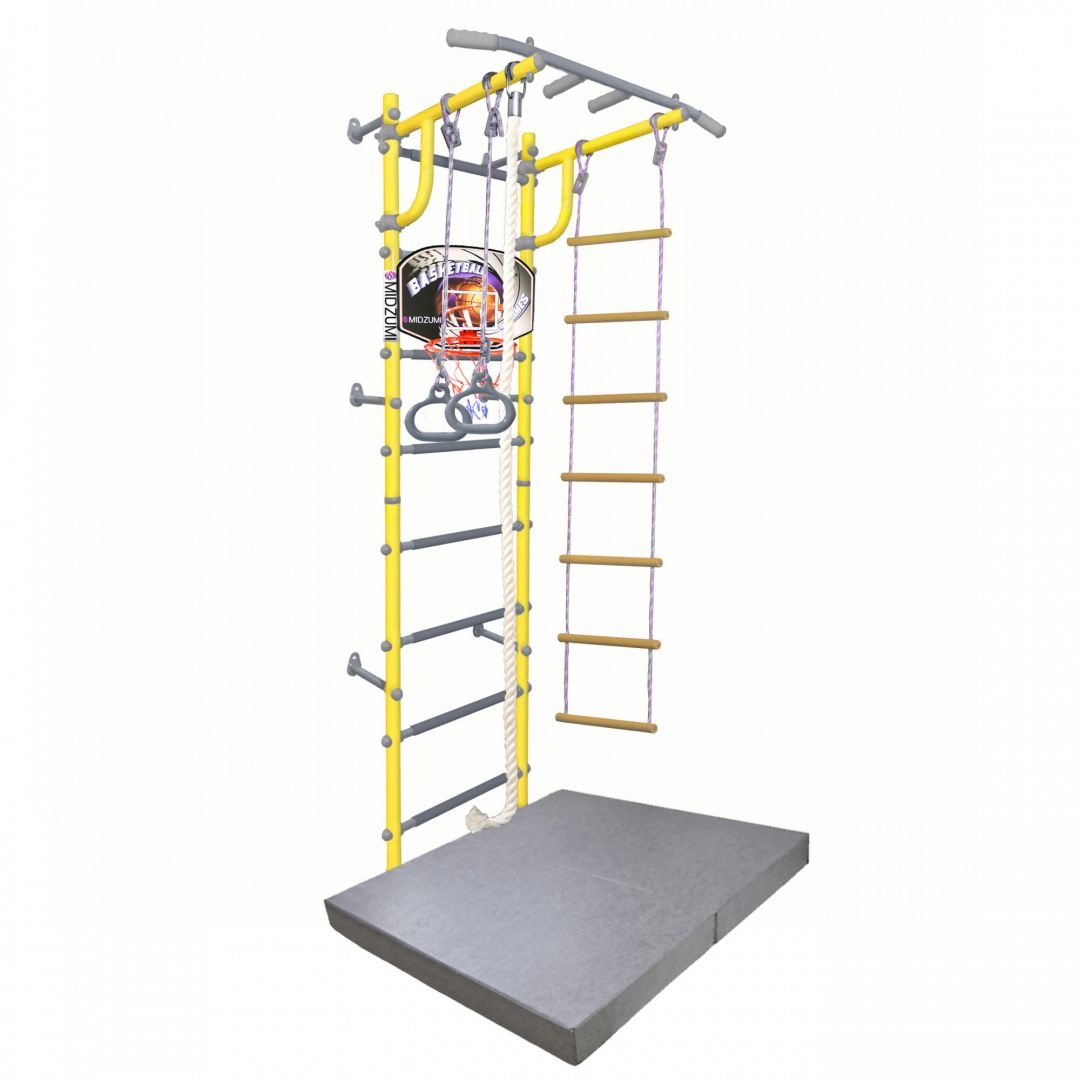 Шведская стенка Midzumi Niji Kabe Basketball Shield c матом №4