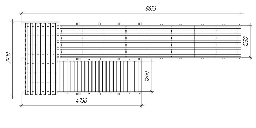 Зимняя деревянная игровая горка Савушка Зима-6