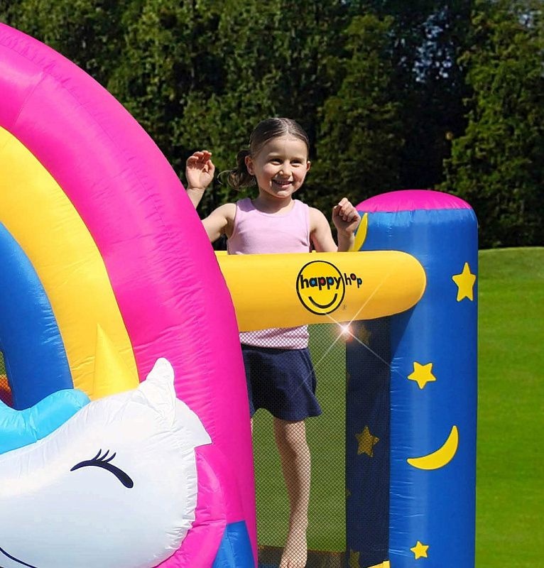 Надувной батут Happy Hop Сказочный единорог