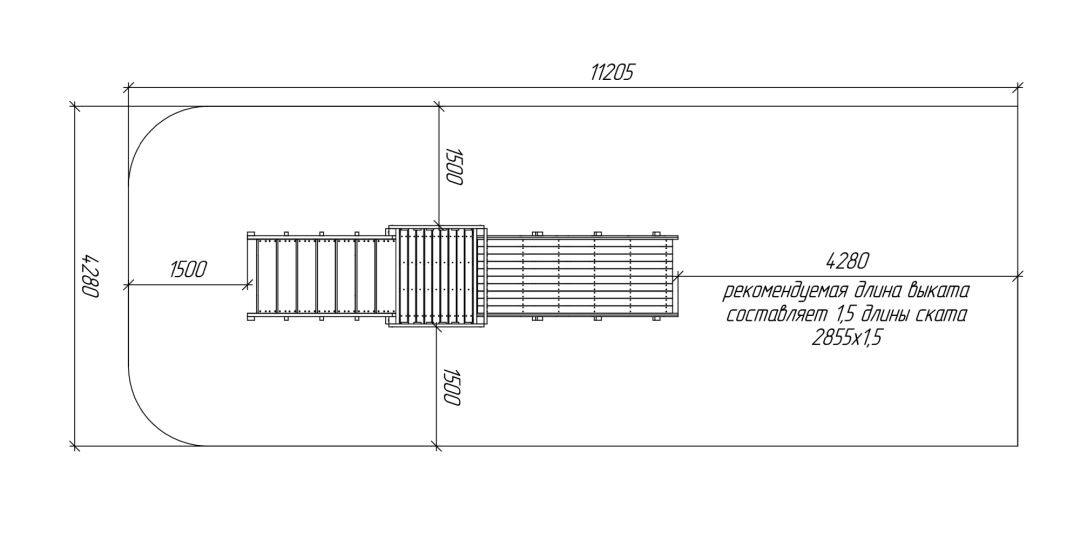 Зимняя деревянная игровая горка Савушка Зима Wood-2